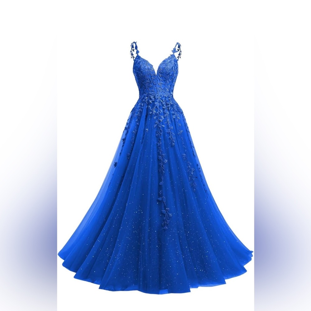 Sparkly Lace Formal Party Dress